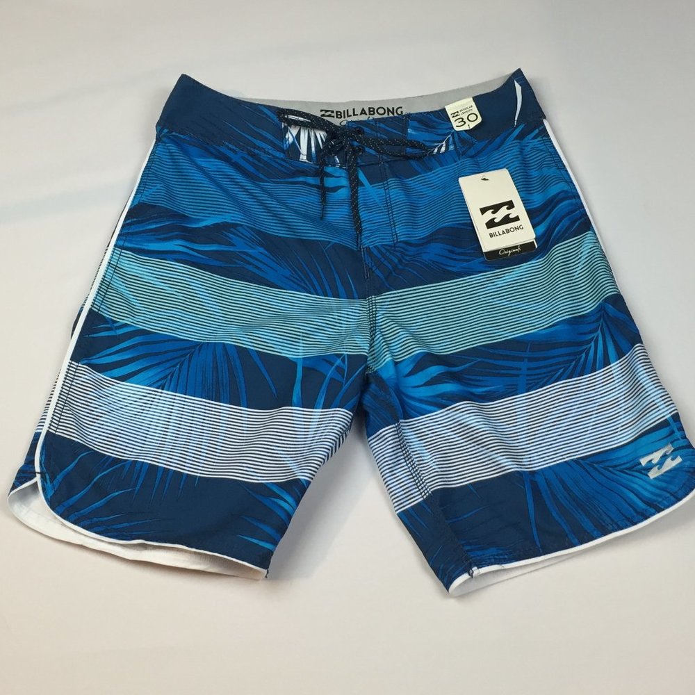Billabong Mens Shorts 21" Blue OG73 Quick Dry Sz30